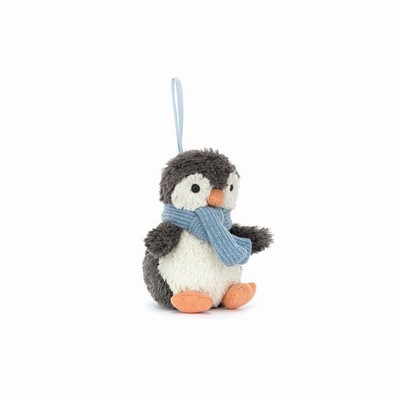 Jellycat Peanut Penguin Decoration USA | 82531VOSG